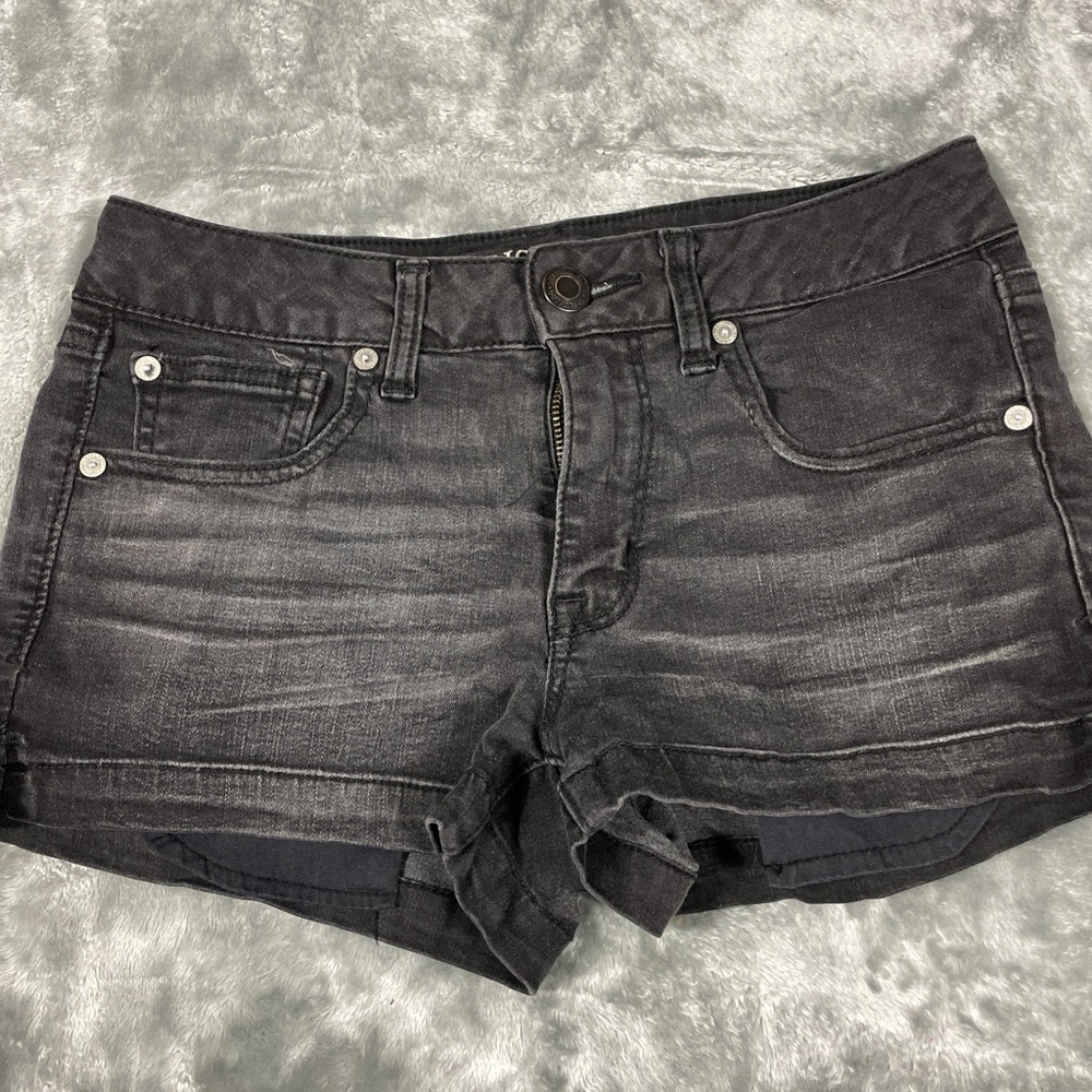 American Eagle Outfitters Dark Gray Jean Shorts